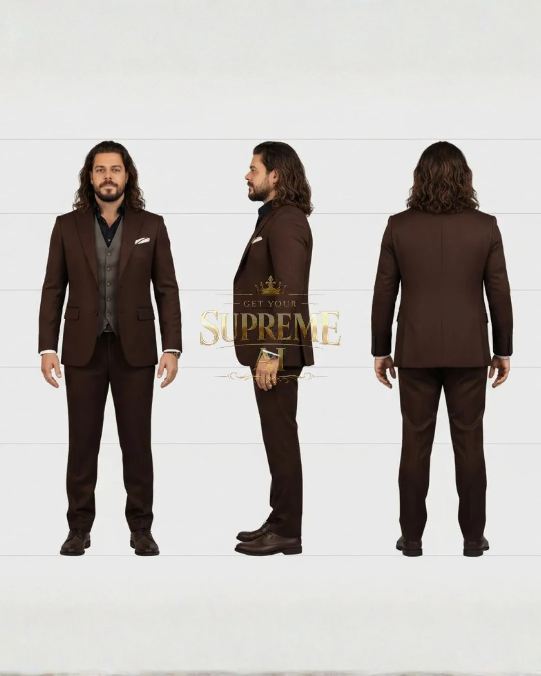 Three-View Suit