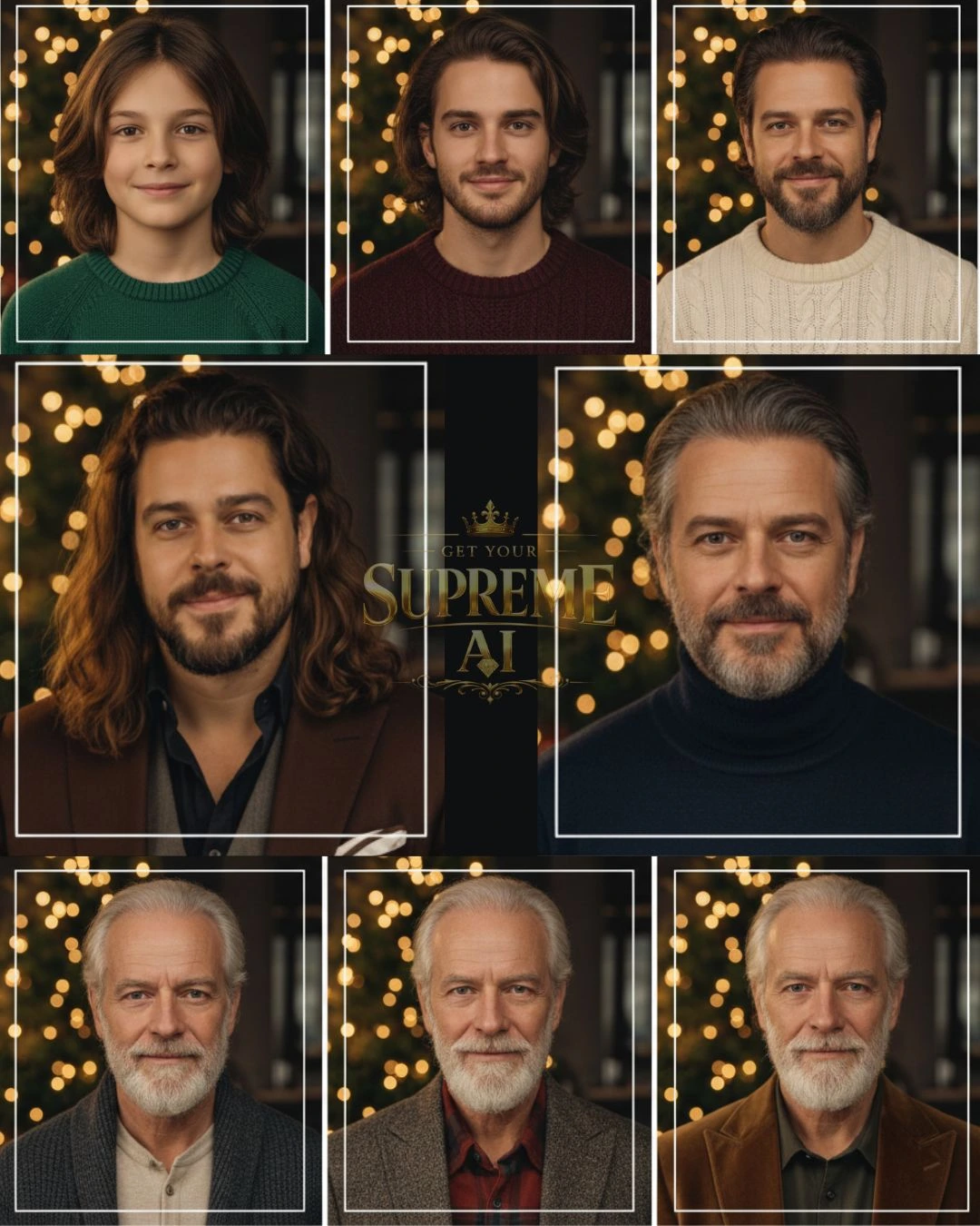 Grid of Office Scenes